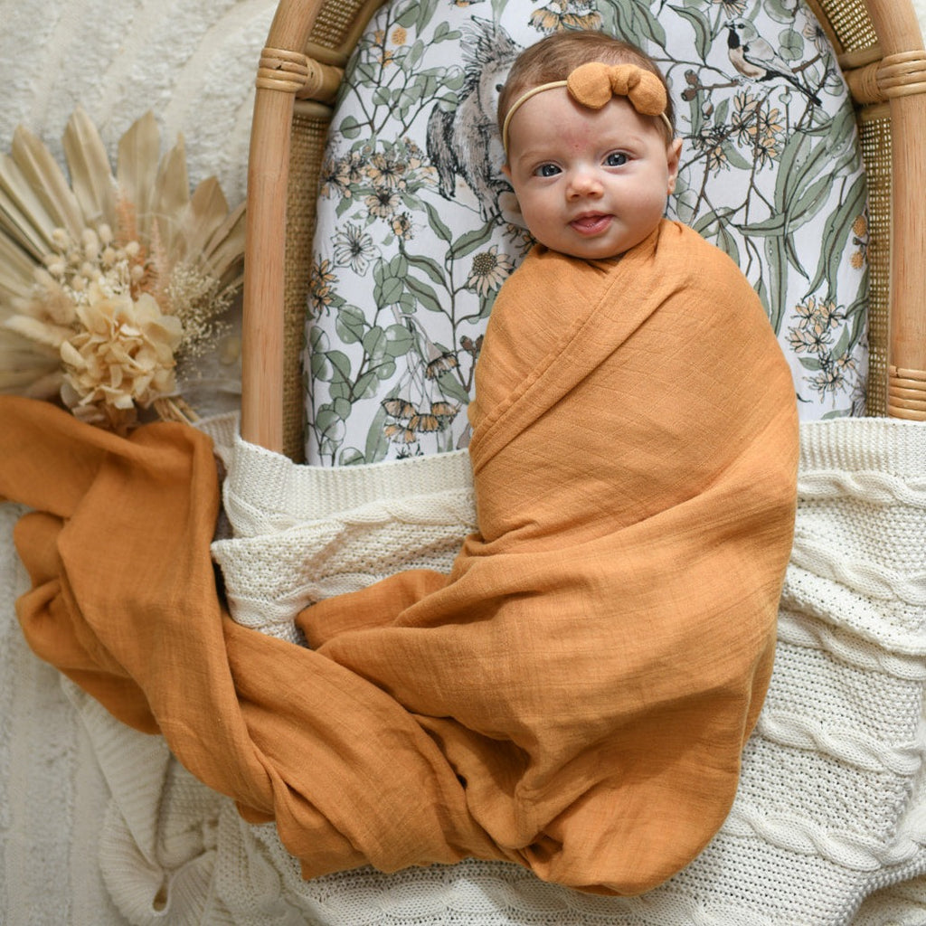 Little bamboo muslin online wraps