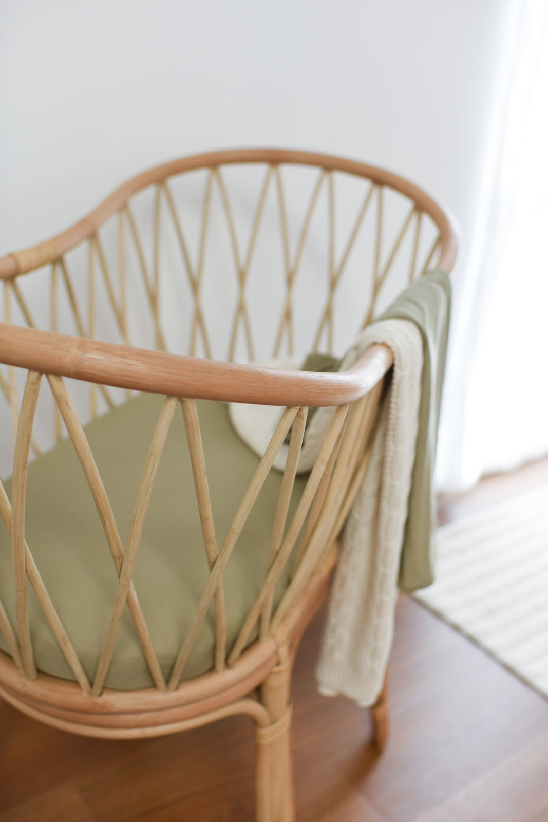 Elsbeth Rattan Baby Bassinet Luna s Treasures